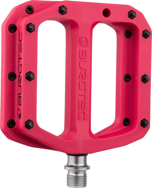 Burgtec MK4 Composite Flat Pedals - Pink