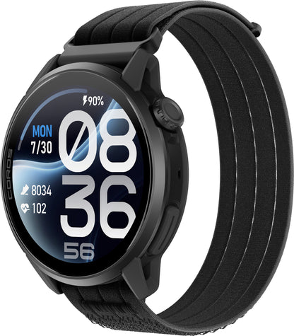 COROS PACE 4 Pro Nylon Strap GPS Sport Watch - Black