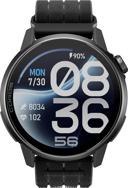 COROS PACE 4 Pro Nylon Strap GPS Sport Watch - Black