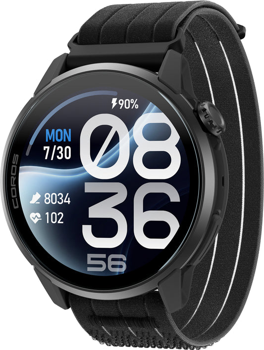 COROS PACE 4 Pro Nylon Strap GPS Sport Watch - Black