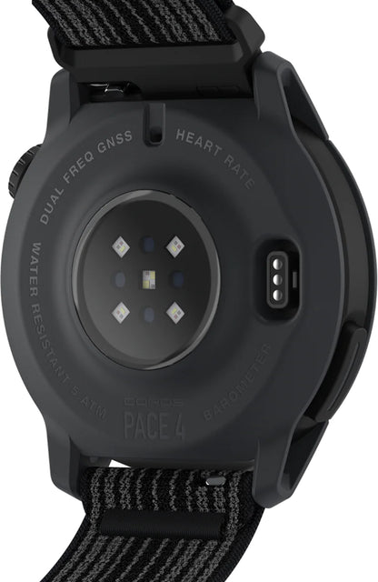 COROS PACE 4 Nylon Strap GPS Sport Watch - Black