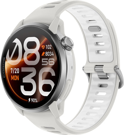 COROS PACE 4 Pro Silicone Strap GPS Sport Watch - White