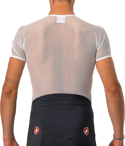 Castelli Core Mesh 3 Short Sleeve Mens Cycling Base Layer - White