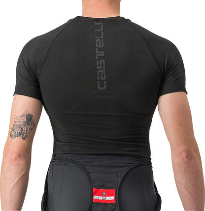 Castelli Core Seamless Short Sleeve Mens Cycling Base Layer - Black