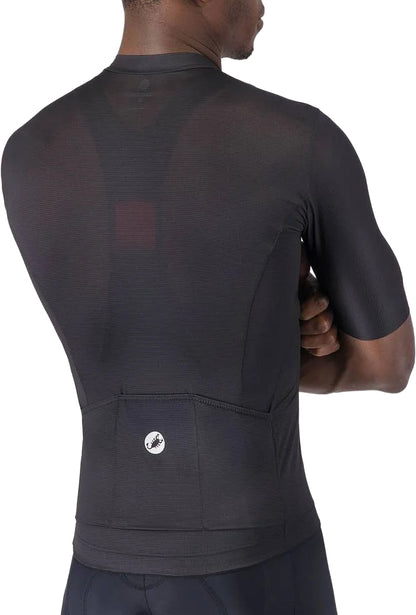 Castelli Entrata Apex Short Sleeve Mens Cycling Jersey - Black