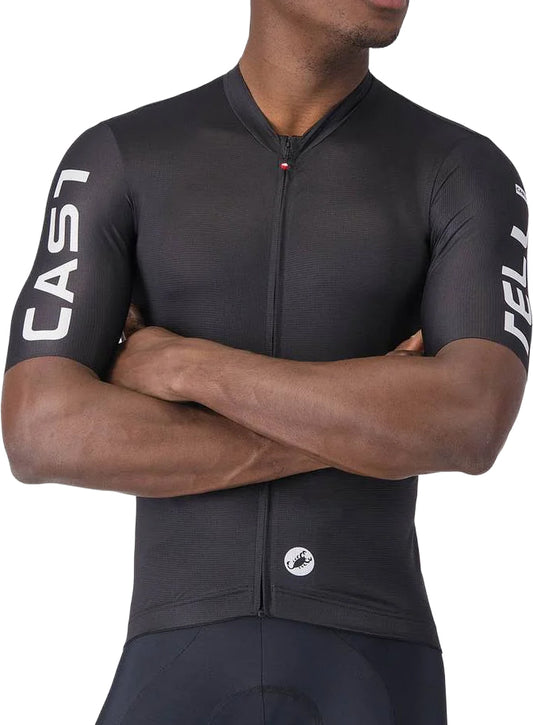 Castelli Entrata Apex Short Sleeve Mens Cycling Jersey - Black
