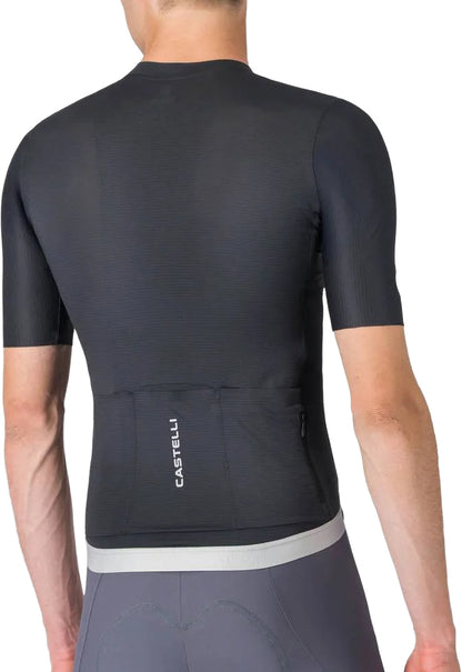 Castelli Espresso 2 Short Sleeve Mens Cycling Jersey - Black