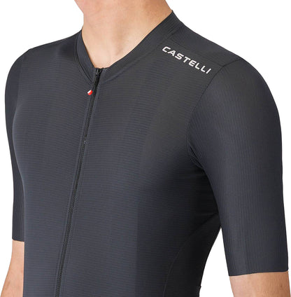 Castelli Espresso 2 Short Sleeve Mens Cycling Jersey - Black