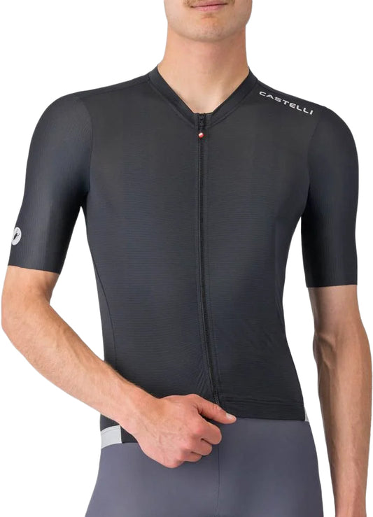 Castelli Espresso 2 Short Sleeve Mens Cycling Jersey - Black