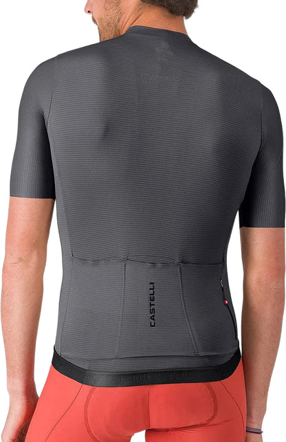 Castelli Espresso 2 Short Sleeve Mens Cycling Jersey - Grey