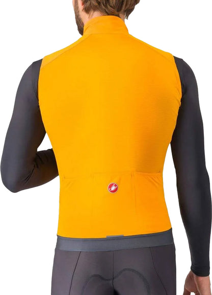 Castelli Espresso Mens Cycling Gilet - Orange