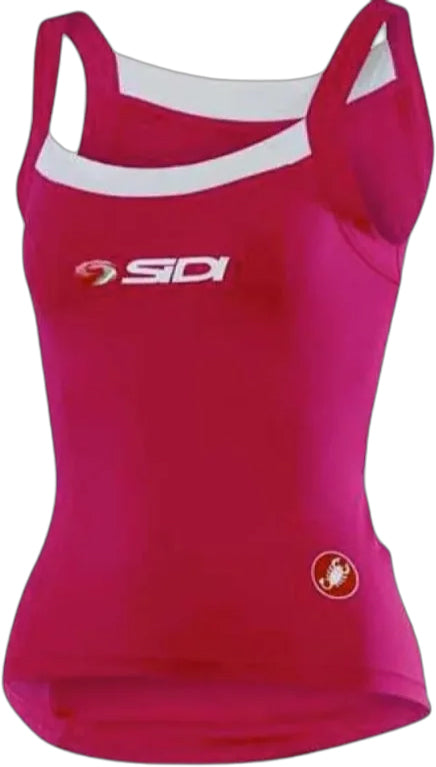 Castelli Sidi Katia Womens Cycling Vest Tank Top - Pink
