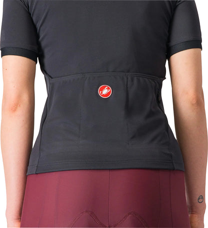 Castelli Libera Short Sleeve Womens Cycling Jersey - Black