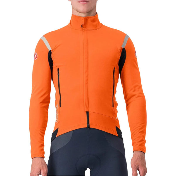 Castelli Perfetto RoS 2 Mens Cycling Jacket - Orange – Start Fitness