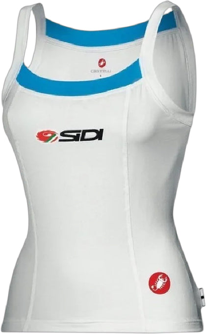Castelli Sidi Katia Womens Cycling Vest Tank Top - White