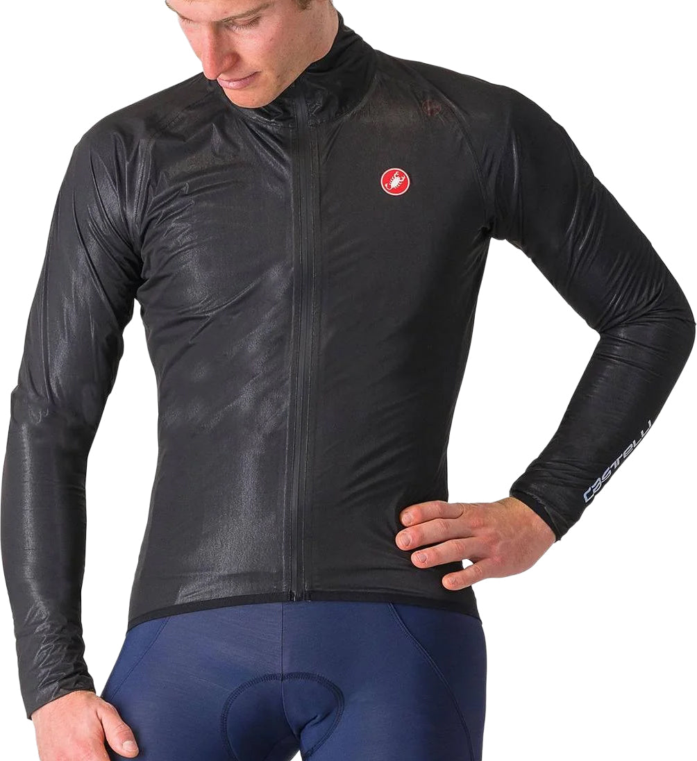 Castelli サイクルジャケット Lサイズ ブラック Castelli Squall Shell Mens Cycling Jacket - Black – Start Fitness