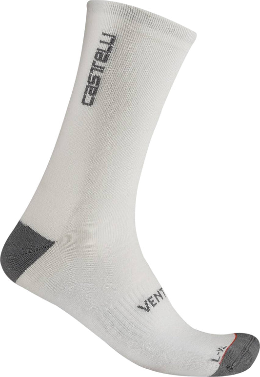 Castelli Venti Soft Merino Cycling Socks - White