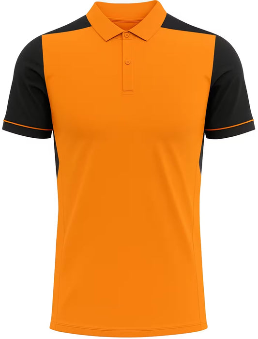 Castore Team Short Sleeve Mens Polo Shirt - Orange