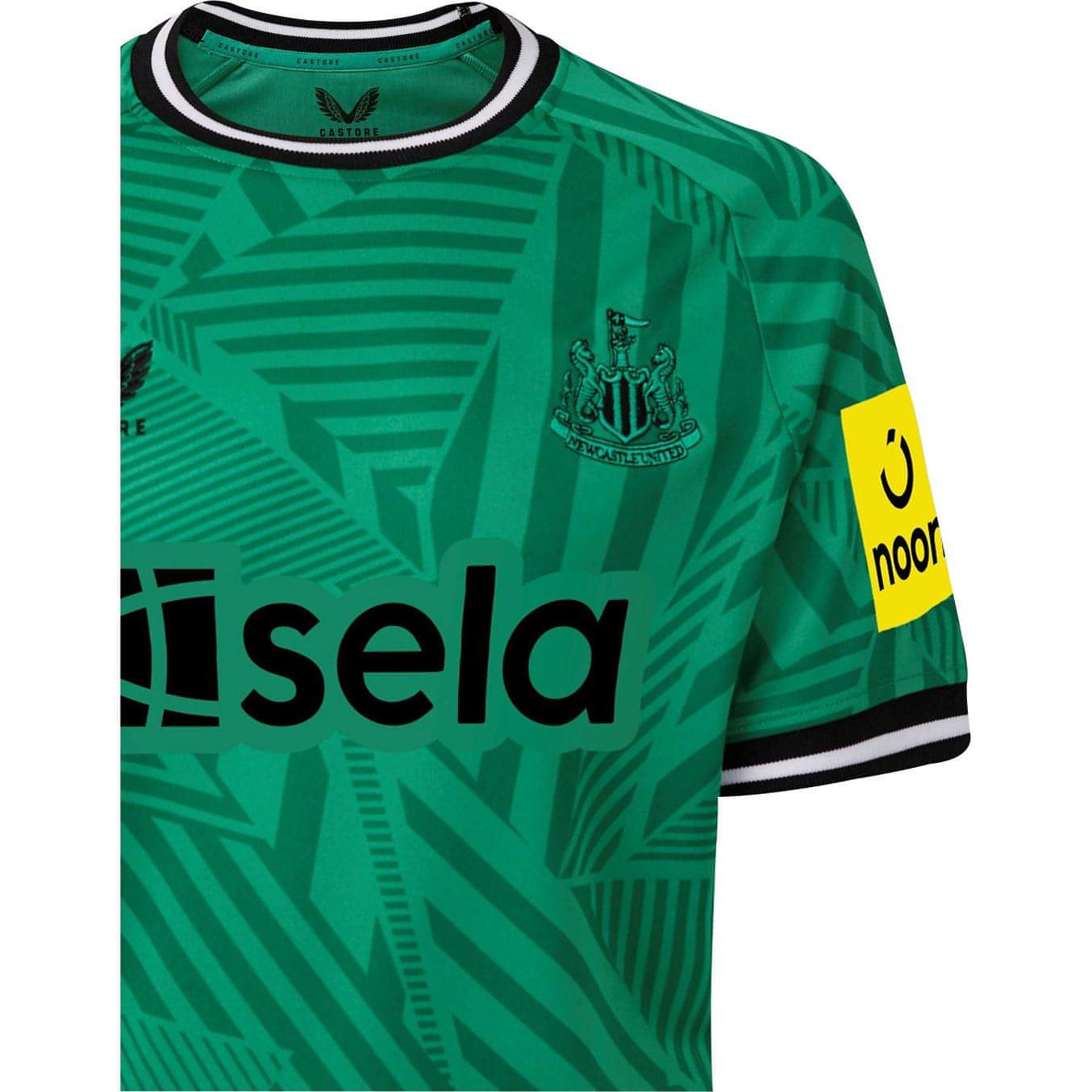 Castore Newcastle United Away Junior Shirt Tj3749 Details