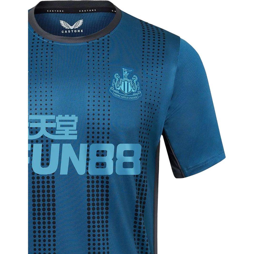 Castore Newcastle United Training Short Sleeve Tm0934 Ink Blue Details