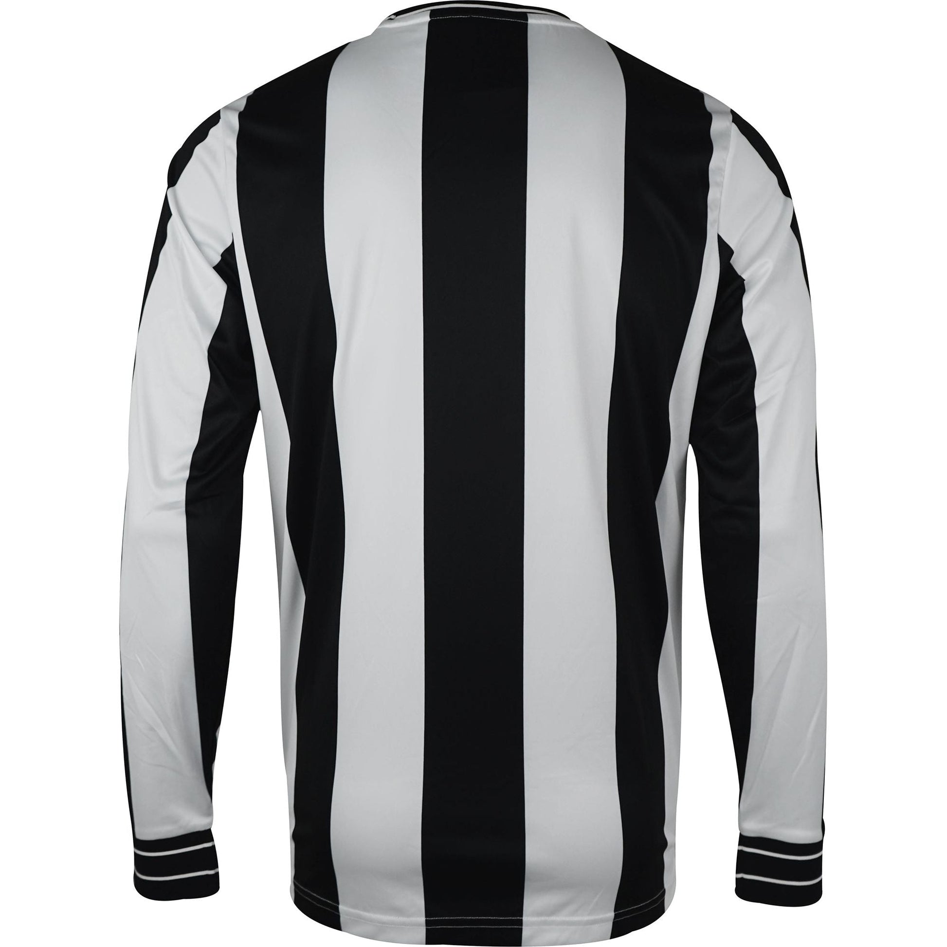 Castore Retro Long Sleeve Football Top Tm2294 Blackwhite Back View