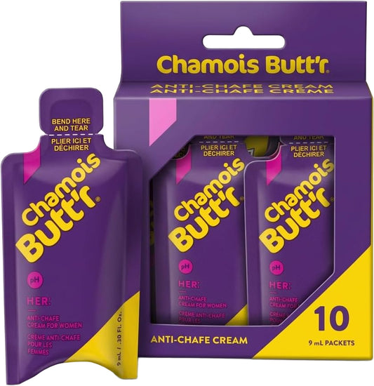 Paceline Products Chamois Butt'r Her' 9ml Sachets - 10 Pack