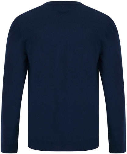 Christmas Cheer Mens Christmas Jumper - Blue