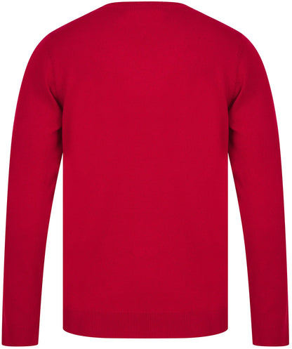 Christmas Feelin Merry LED Light Up Mens Jumper - Red