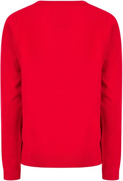 Christmas Fizzymas Womens Christmas Jumper - Red