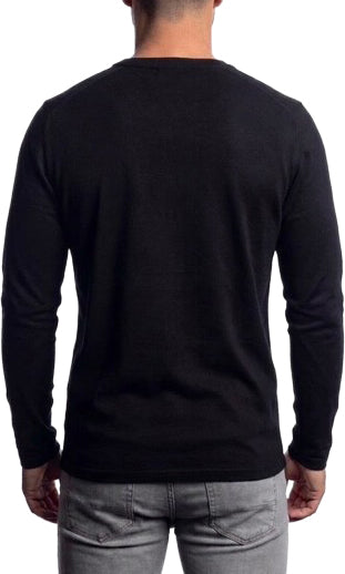Christmas Ho Ho Howay The Lads Mens Christmas Jumper - Black