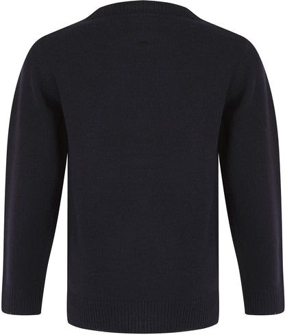 Christmas Laughing Rudolph Junior Christmas Jumper - Blue