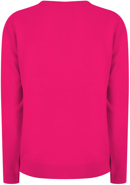 Christmas Merry Stars Junior Christmas Jumper - Purple