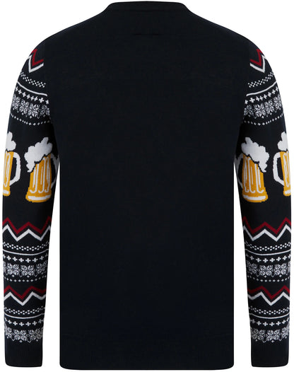 Christmas Most Wonderful Mens Christmas Jumper - Blue