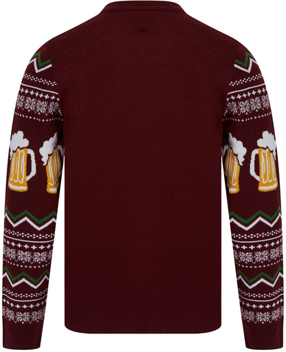 Christmas Most Wonderful Mens Christmas Jumper - Red