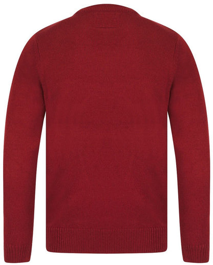 Christmas Raise A Cup Mens Christmas Jumper - Red
