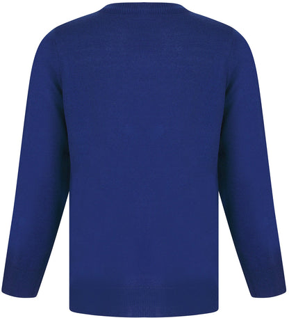 Christmas Rockin Rudolph LED Light Up Junior Christmas Jumper - Sapphire