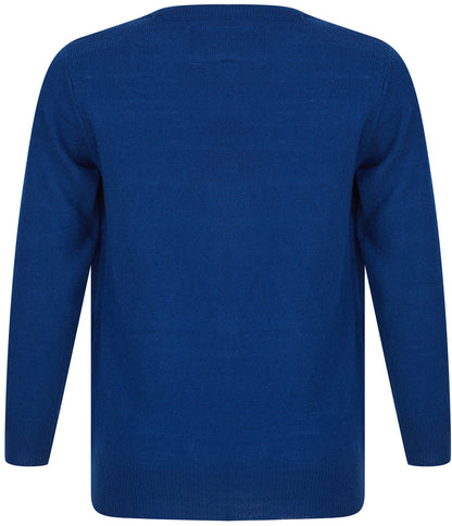 Christmas Rocking Tree Junior Christmas Jumper - Blue