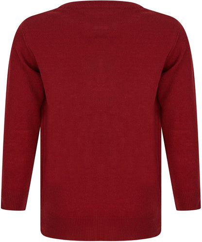 Christmas Rocking Tree Junior Christmas Jumper - Red