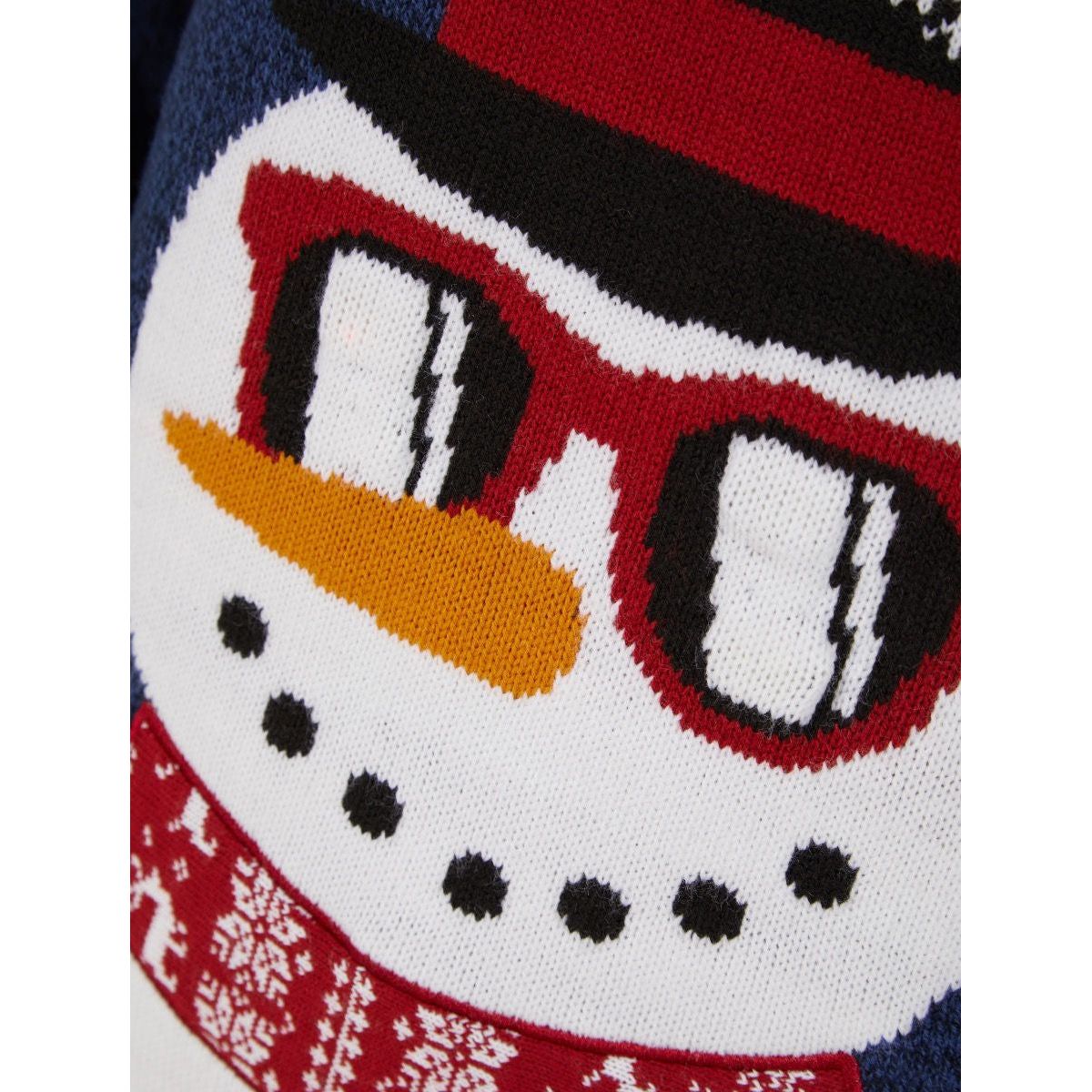 Christmas Snowman Shades Jumper  Ink Details