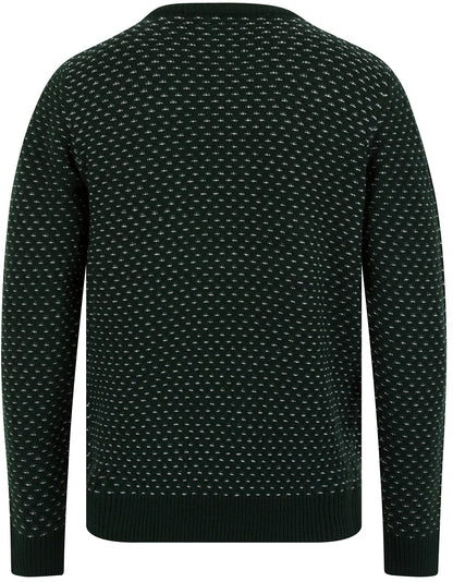Christmas Westwick Festive Scene Mens Jumper - Green