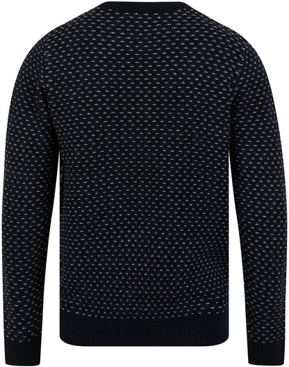 Christmas Westwick Festive Scene Mens Jumper - Ink