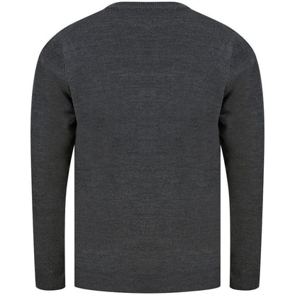 Christmas Yellow Snow Mens Jumper - Grey