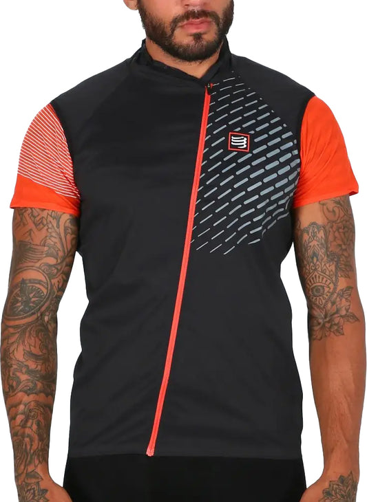 Compressport Hurricane V2 Mens Running Gilet - Black