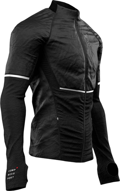 Compressport Into The Wood Mens Running Jacket - Black