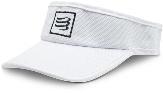Compressport Logo Running Visor - White