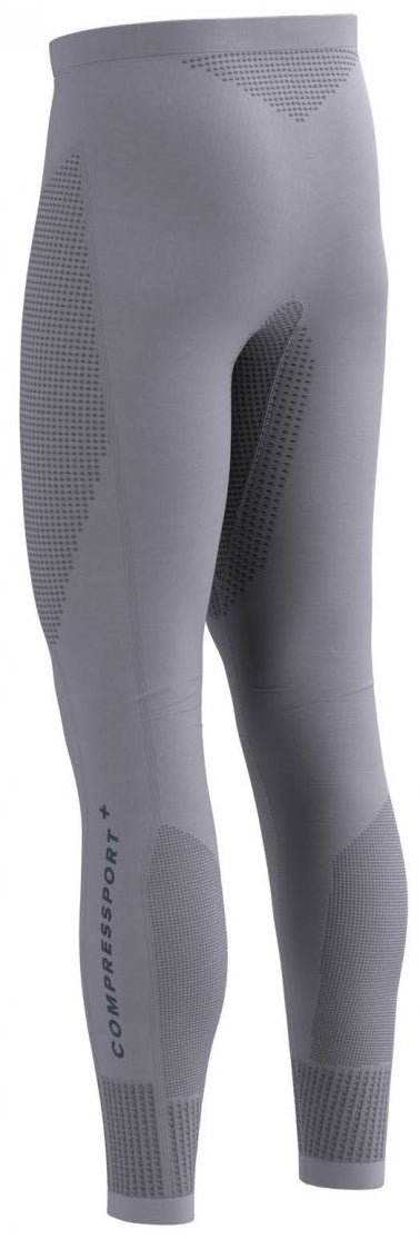 Compressport On/Off Base Layer Mens Long Running Tights - Grey