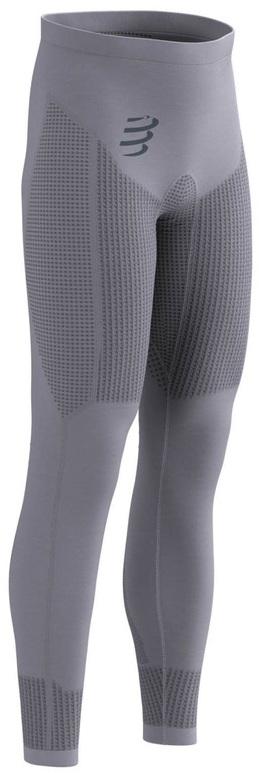 Compressport On/Off Base Layer Mens Long Running Tights - Grey