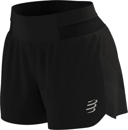 Compressport Performance Womens Running Shorts - Black