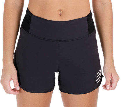 Compressport Performance Womens Running Shorts - Black