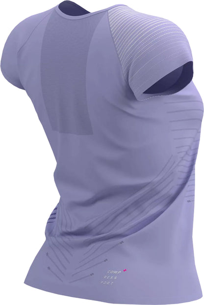 Compressport Performance Short Sleeve Womens Running Top - Purple